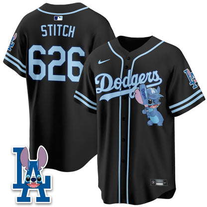 Los Angeles Dodgers x Blue Alien Edition Vapor Jersey - Stitched