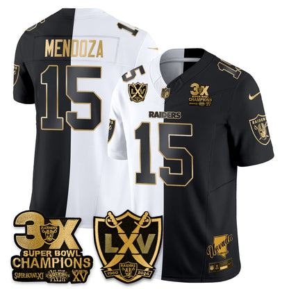 Las Vegas Raiders Split Edition Vapor Jersey V2- Stitched