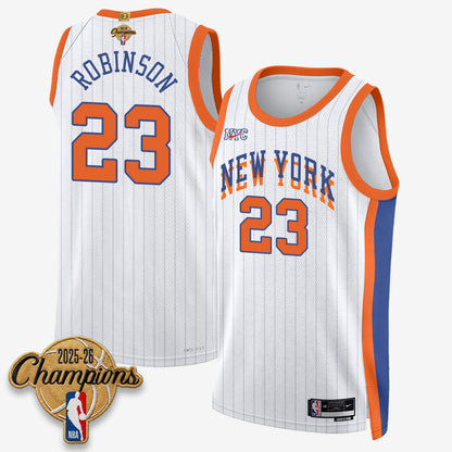 New York Knicks 2026 Basketball Champions Vapor Jersey V2- Stitched