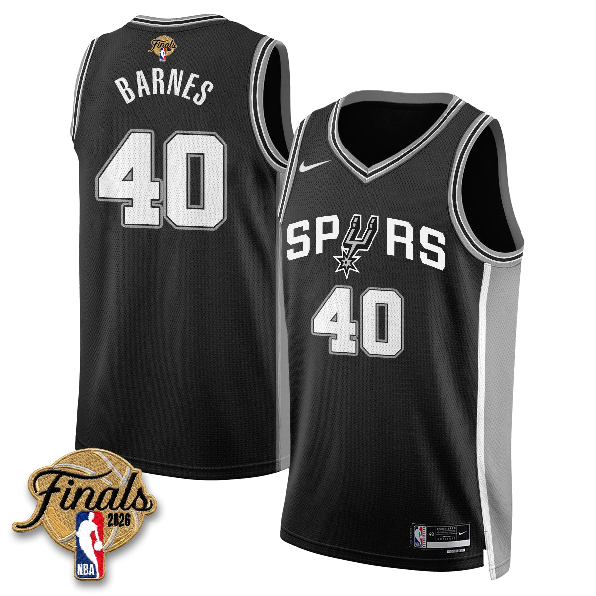 San Antonio Spurs 2026 NBA Western Conference Champions Vapor Jersey V2- Stitched