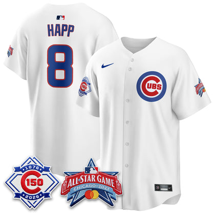 Chicago Cubs 2027 All Star Game Vapor Limited Blue Jersey - Stitched