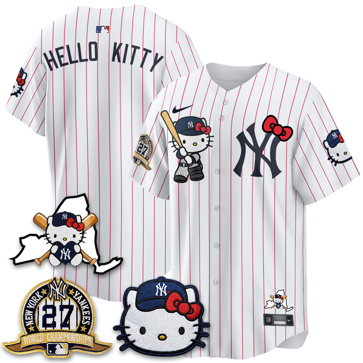 New York Yankees Meow KT 2026 Vapor Limited Jersey - All Stitched