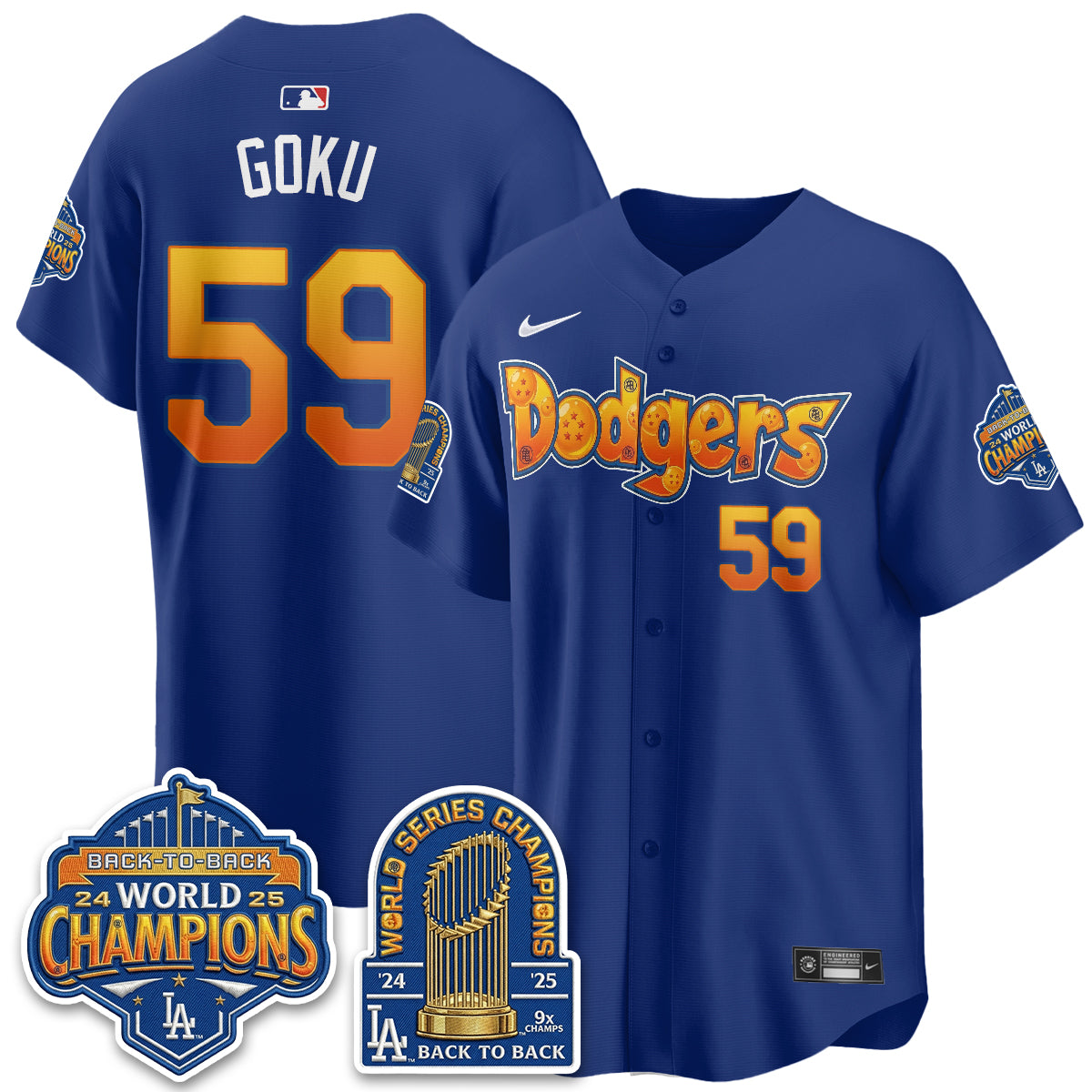 Los Angeles Dodgers x DB Night 2026 Vapor Jersey V2- Stitched