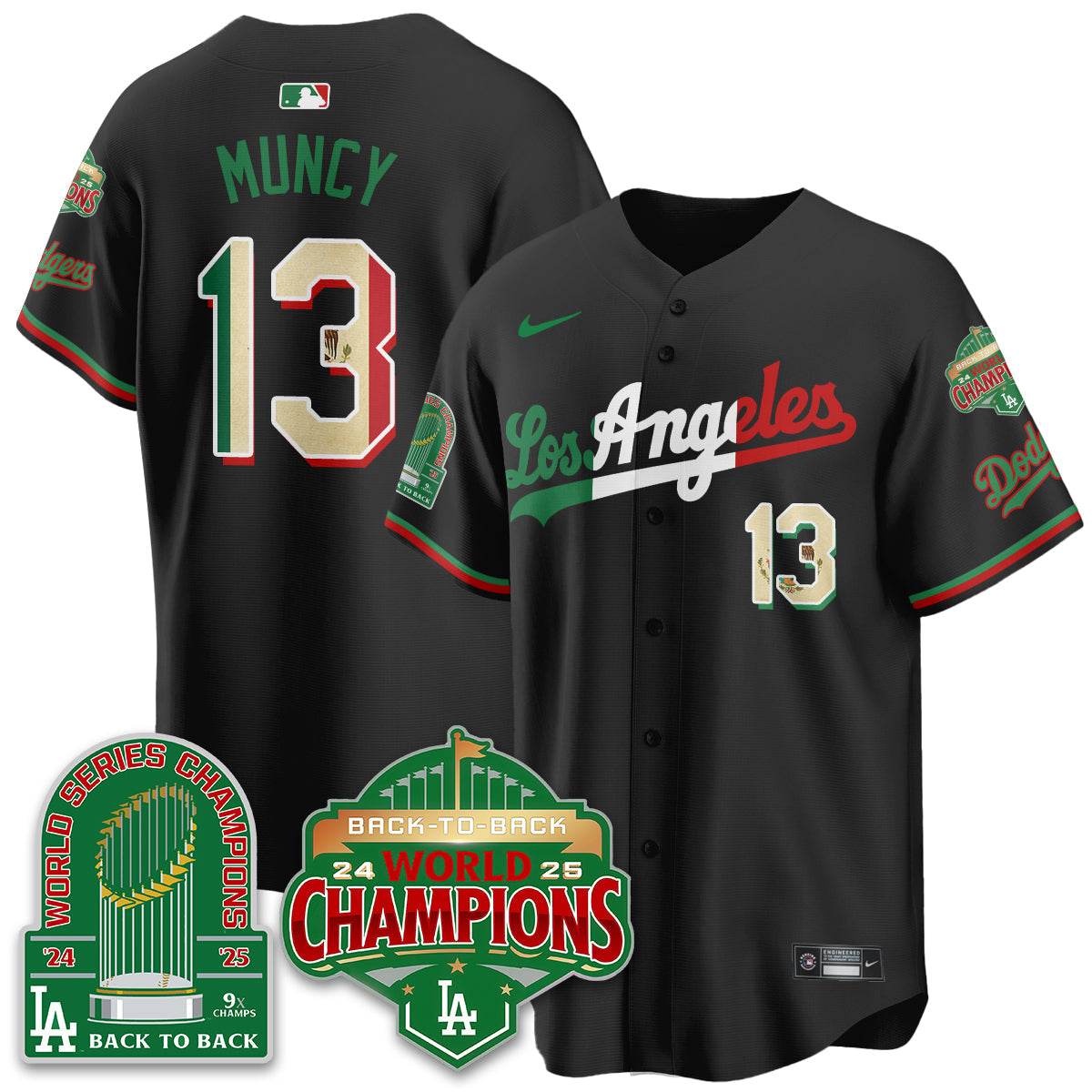 LAD Mexico Vapor Limited Jersey - 9x & B2B Champs - Stitched