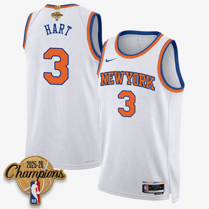 New York Knicks 2026 Basketball Champions Vapor Jersey V2- Stitched