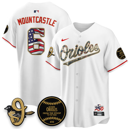 Baltimore Orioles 2026 Independence Day USA Vapor Limited Jersey - Stitched