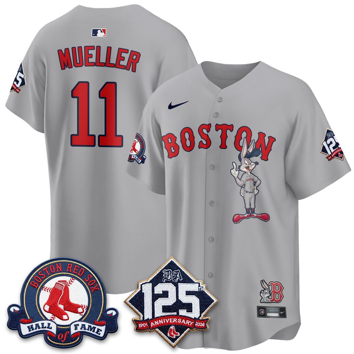 Boston Red Sox x Bunny Vapor Premier Limited Jersey - Stitched