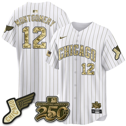 Chicago White Sox Armed Force Day 2026 Vapor Limited Jersey - Stitched
