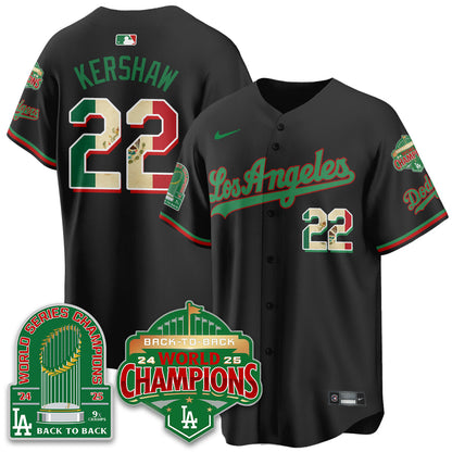 LAD Mexico Vapor Limited Jersey - 9x & B2B Champs - Stitched