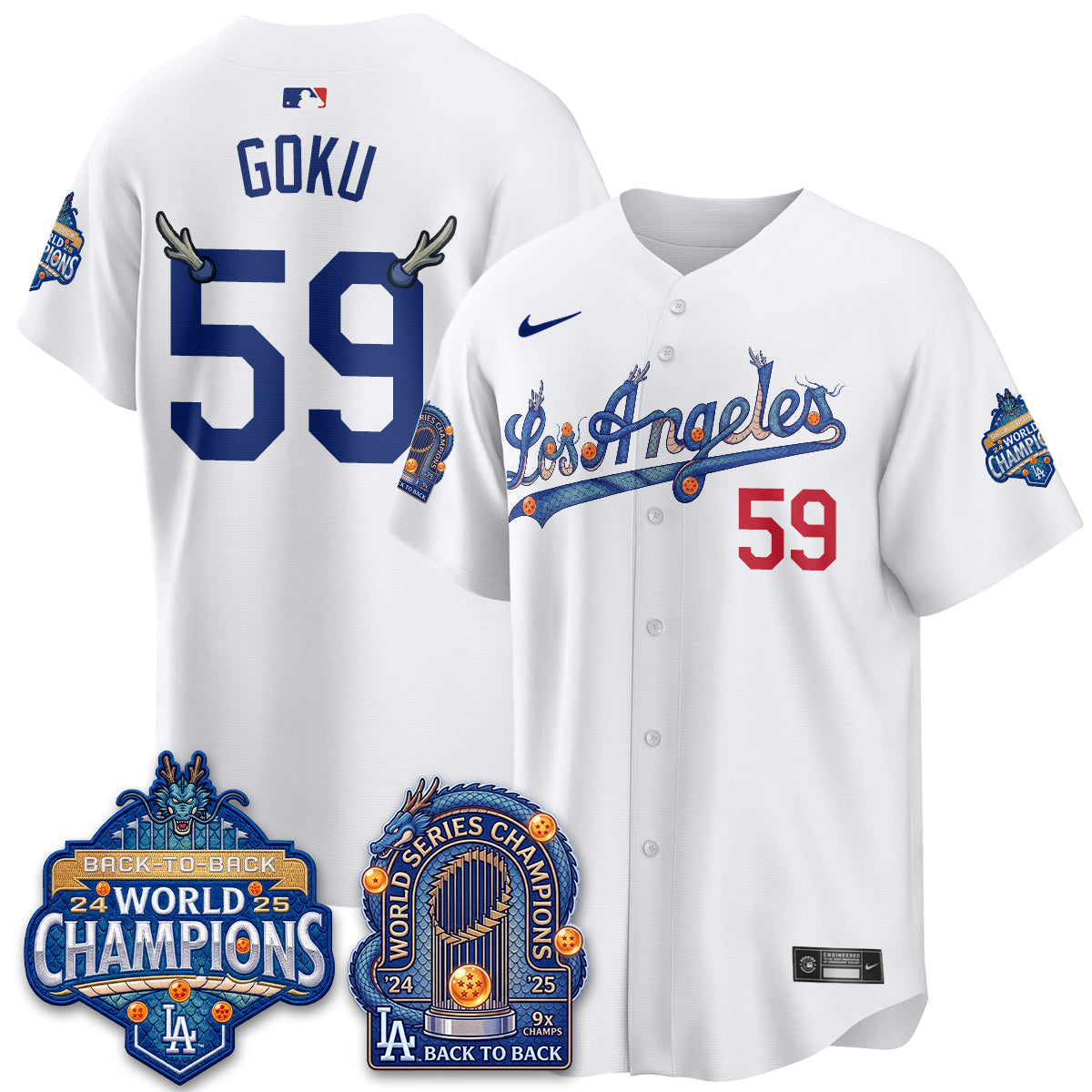 Los Angeles Dodgers x DB Night 2026 Vapor Jersey - Stitched