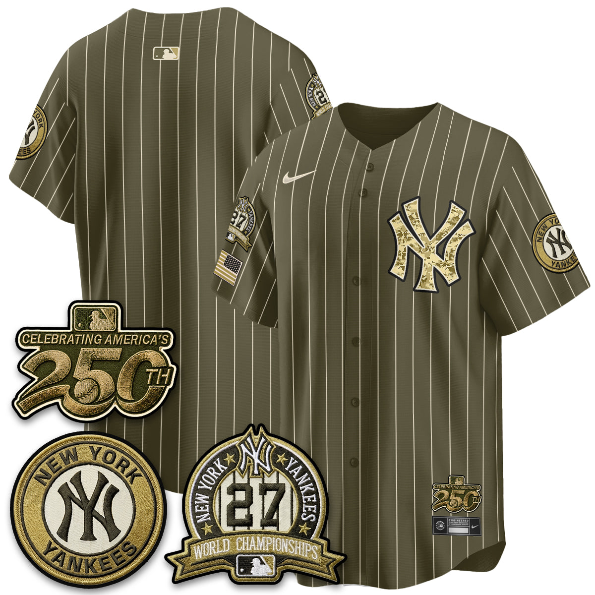 New York Yankees Salute to Service 2026 Vapor Limited Jersey - Stitched