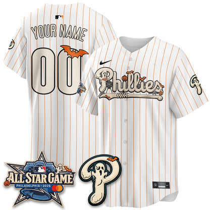 Philadelphia Phillies Halloween 2026 Vapor Limited Custom Jersey - Stitched