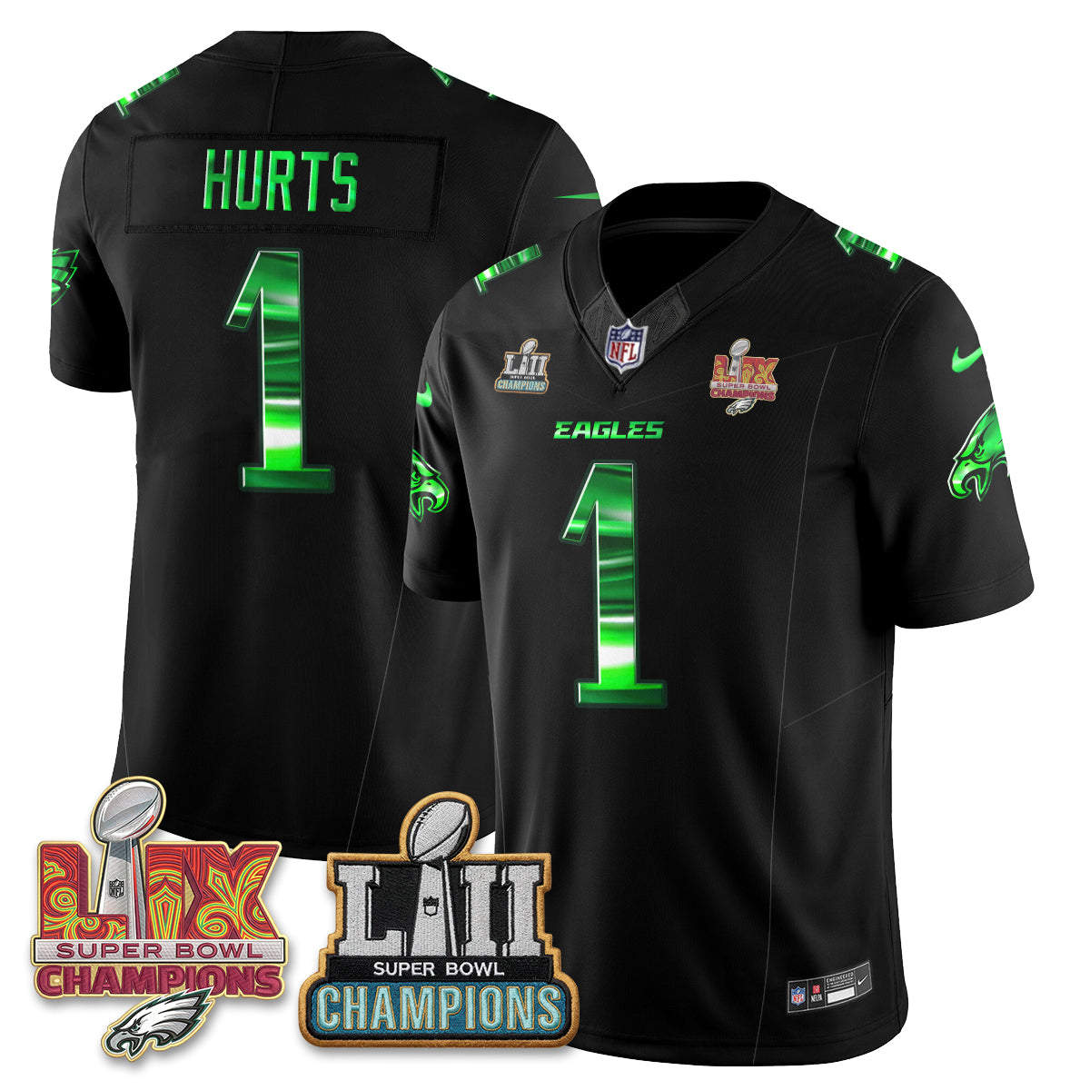 Philadelphia Eagles Fangear Edition Vapor Jersey - Stitched