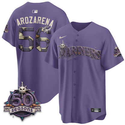 Seattle Mariners Nightmare Edition Vapor Limited Jersey - Printed
