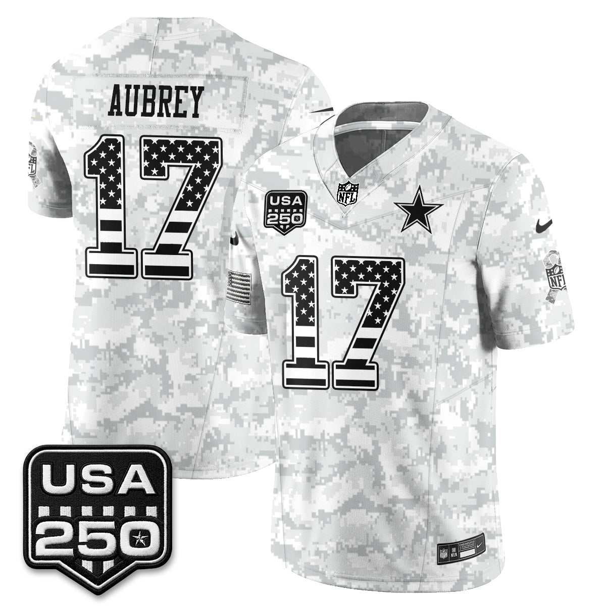 Dallas Cowboys 2026 Salute to Service Edition Vapor Jersey - Stitched