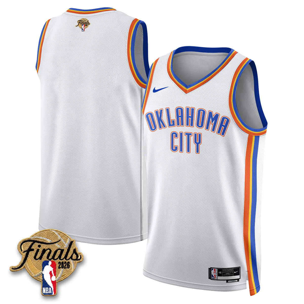 Oklahoma City Thunder 2026 NBA Western Conference Champions Vapor Jersey V2- Stitched