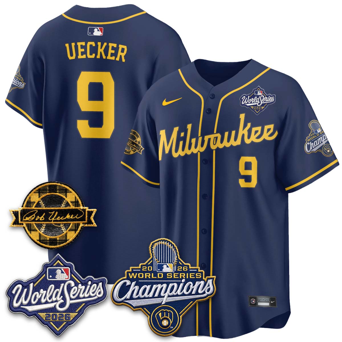 MIL 2026 WS Champions - Bob Patch Vapor Edition - Stitched-NQD (NAV9)