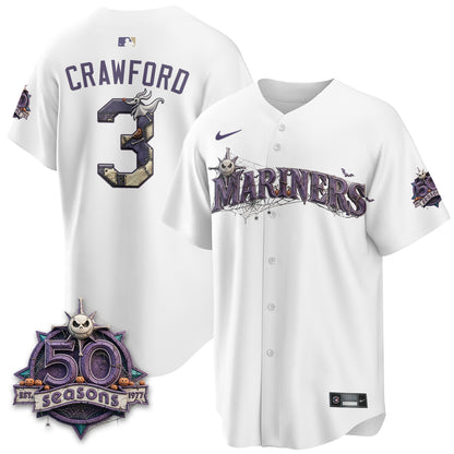 Seattle Mariners Nightmare Edition Vapor Limited Jersey - Printed