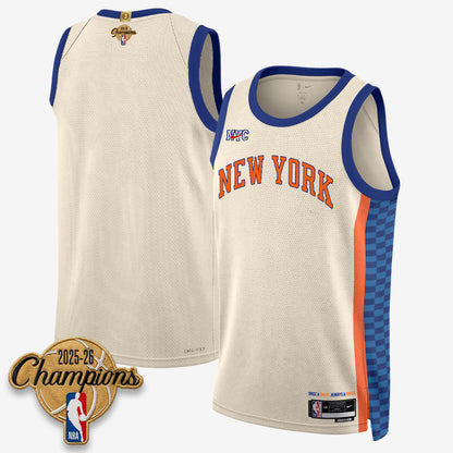 New York Knicks 2026 Basketball Champions Vapor Jersey V2- Stitched
