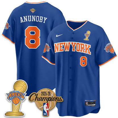 New York Knicks 2026 NBA Champions Vapor Jersey - Stitched