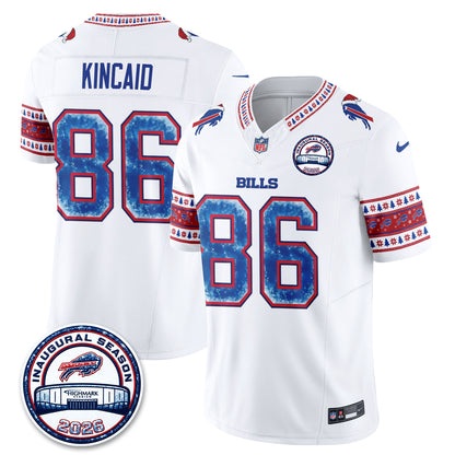 Buffalo Bills Xmas Edition Vapor Jersey - Stitched