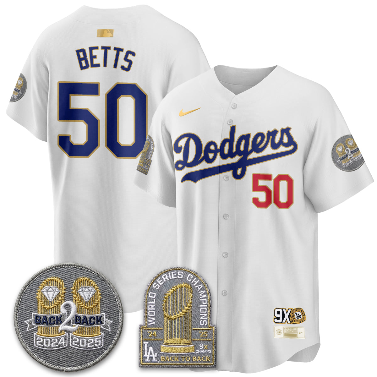 LAD Vapor Limited Jersey - Back to Back Champion - Stitched
