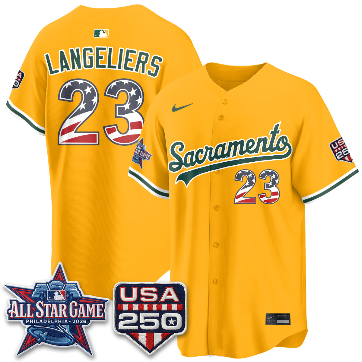Oakland Athletics 2026 All Star Edition Vapor Jersey - Stitched