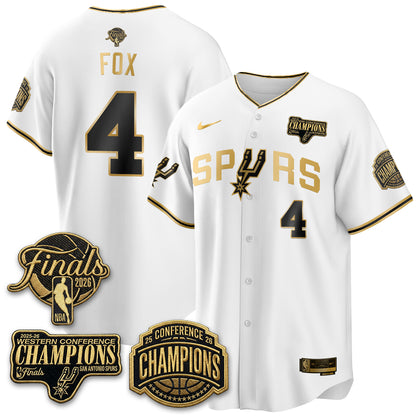 San Antonio Spurs 2026 Basketball Finals Vapor Special Jersey - Stitched