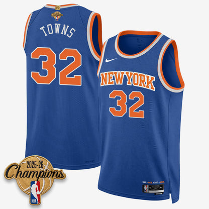 New York Knicks 2026 Basketball Champions Vapor Jersey V2- Stitched