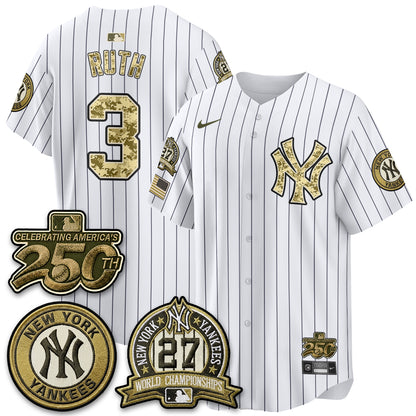 New York Yankees Salute to Service 2026 Vapor Limited Jersey - Stitched
