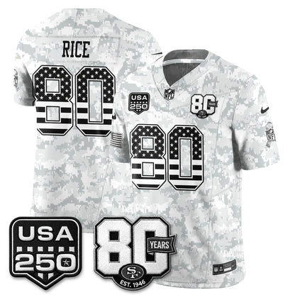 San Francisco 49ers 2026 Salute to Service Edition Vapor Jersey - Stitched-NQD
