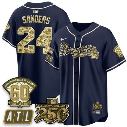 Atlanta Braves Armed Forces Day 2026 Vapor Limited Jersey - All Stitched