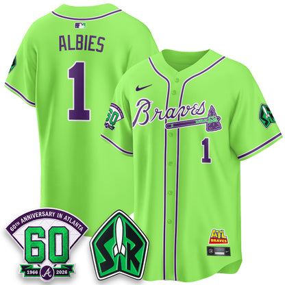 Atlanta Braves 60th Anniversary Space Ranger Edition Vapor Limited Jersey - All Stitched