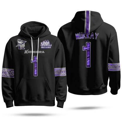 Minnesota Vikings 2026 Warrior Fleece Hoodie - Printed