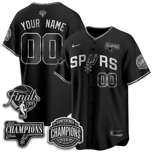 San Antonio Spurs 2026 Basketball Finals Vapor Special Custom Jersey - Stitched