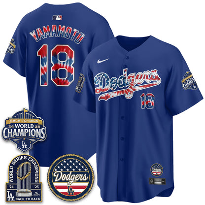 Los Angeles Dodgers Americana 2026 Vapor Limited Jersey - Stitched
