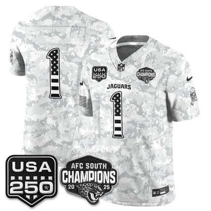 Jacksonville Jaguars 2026 Salute to Service Vapor Jersey - Stitched