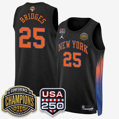 New York Knicks 2026 NBA Eastern Conference Champions City Edition Jersey - Stitched