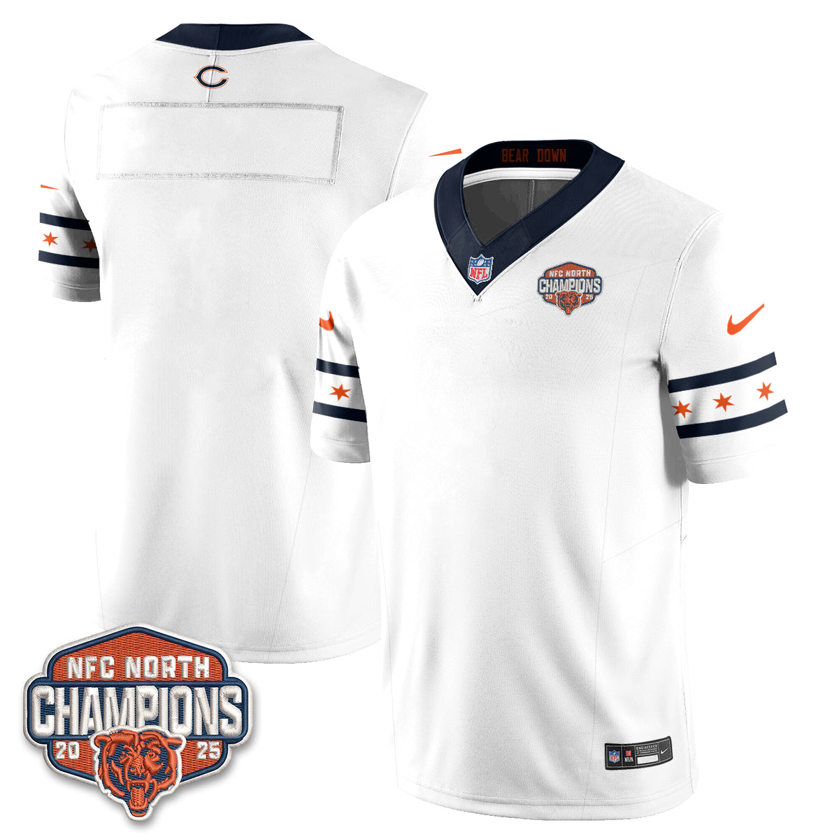 Chicago Bears Fangear Edition Vapor Jersey - Stitched
