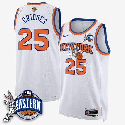 New York Knicks 2026 NBA Finals x Bunny Vapor Jersey - Stitched