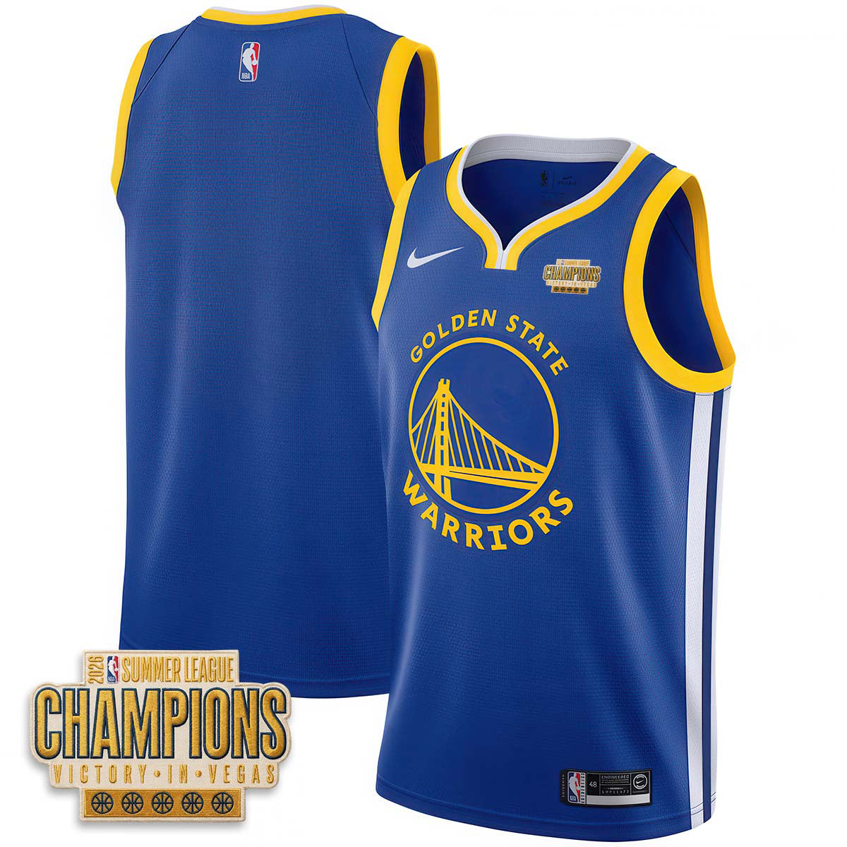 Golden State Warriors 2026 Summer League Vapor Jersey - Stitched