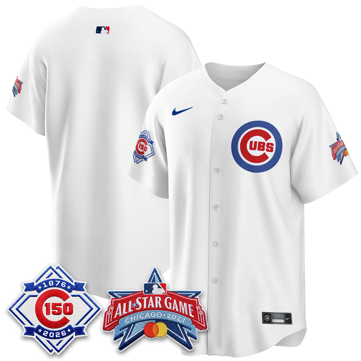 Chicago Cubs 2027 All Star Game Vapor Limited Blue Jersey - Stitched