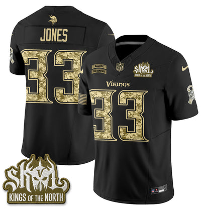 Minnesota Vikings 2026 Salute to Service V2 Vapor Jersey - Stitched-NQD