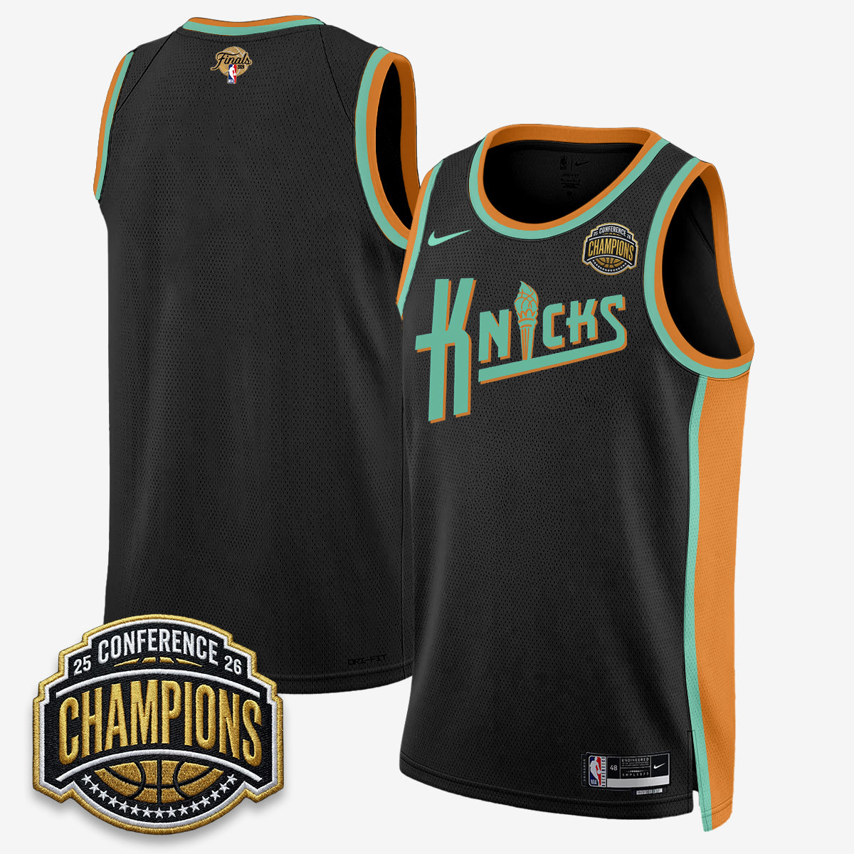 New York Knicks 2026 Eastern Conference Champions Special Edition Jersey V2- Stitched
