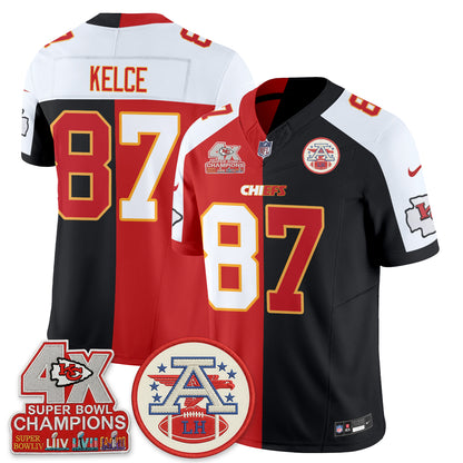 Kansas City Chiefs Split Edition Vapor Jersey - Stitched