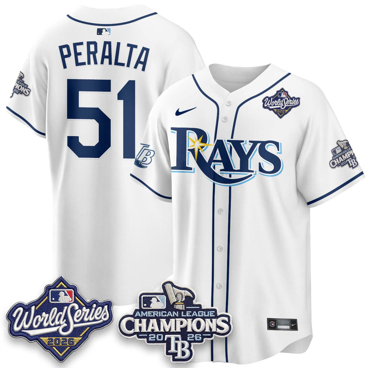 TB 2026 AL Champions Vapor Jersey - Stitched-NQD