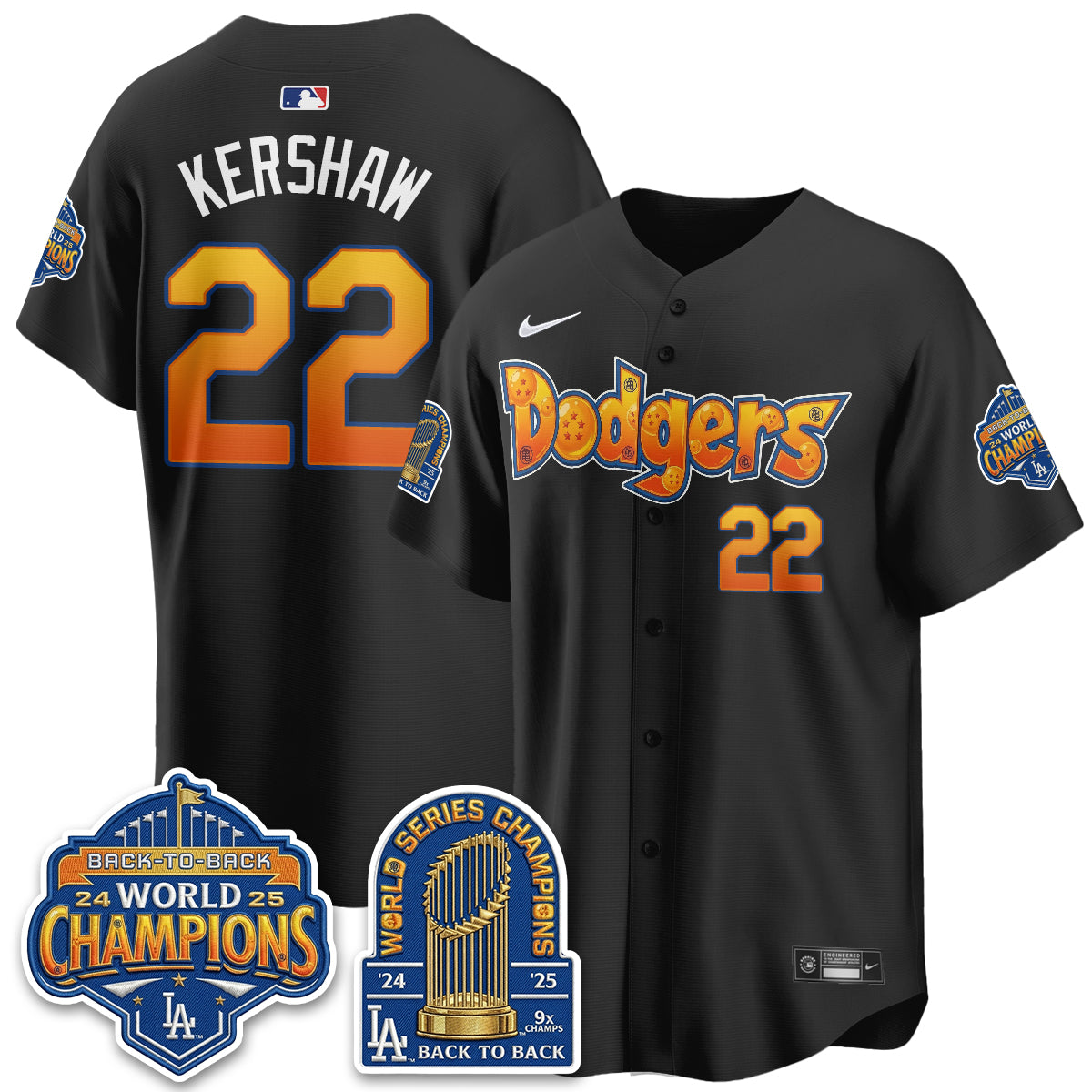 Los Angeles Dodgers x DB Night 2026 Vapor Jersey V2- Stitched