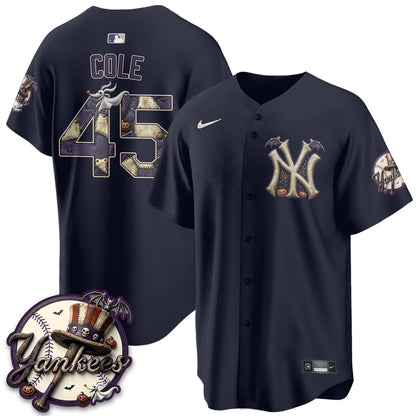 New York Yankees Nightmare Edition Vapor Jersey - Printed