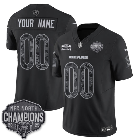 Chicago Bears 2026 Salute to Service V2 Vapor Custom Jersey - Stitched-NQD