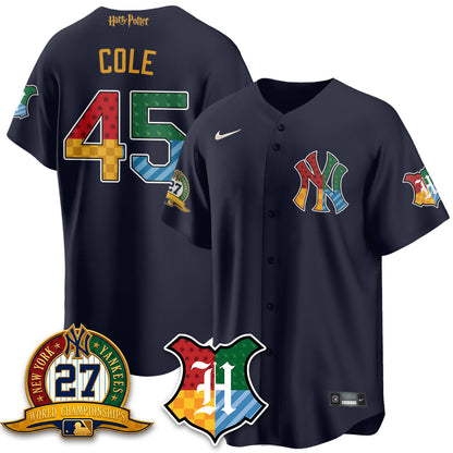 New York Yankees x "The Lightning Bolt Wizard" Edition Vapor Jersey- Stitched